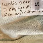 Cotton Citizen Nordic Print V Neck Fringe Detail Pullover Navy Blue Photo 3