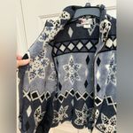 Lavon Vintage  snowflake zip up Sherpa Photo 6