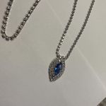 Dress Up Lot Of 2 Silver Tone / Rhinestone Necklace - Evening / Wedding /  Photo 4