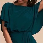 BHLDN Forest Green Maxi Dress Photo 3