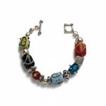 Silpada  Lampwork Beaded toggle bracelet Photo 1