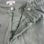 LC Lauren Conrad  Plus 14W Super High Rise Wildflower Wide Leg Cropped Green Photo 5