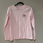 Vineyard Vines  Pink Christmas Whale Print Long Sleeve Top Photo 0