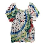 Style & Co . Multicolor Tie-Dye Blouse Large L Photo 0
