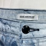 Good American  Bombshell High Rise Tie Dye Cut off Jean Shorts Sz 15/33-VGUC Photo 1