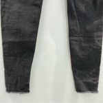 ZARA Raw Hem Distressed Denim Skinny Jeans Grey Size 4 Photo 10