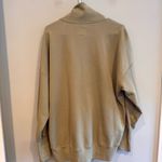 Abercrombie & Fitch Abercrombie Soft A&F Essential Half-Zip Sweatshirt Light Green Size L Photo 3