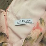 Mac Duggal IEENA FOR 
Light Pink Floral Print Asymmetrical Ruffle Hem Dress Photo 1