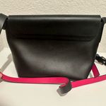 Kate Spade Madie Putnam Drive Leather Crossbody Bag Black and Hot Pink Photo 6