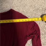 Lulus Casual Charmer Burgundy Long Sleeve Bodycon Mini size S Red Photo 4