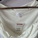 Live in the Moment Cream blouse stretchy slouchy cowl neck top women’s size small Photo 3