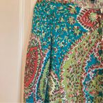 Talbots Sweater Womens Sp Green Blue Orange Button Front Cardigan Photo 2