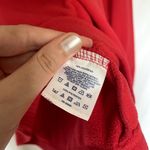 Lands' End red women's quarter zip size small fleece jacket winter sweater Photo 4