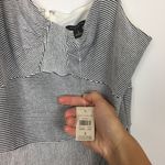 Ann Taylor  Pinstripe Sleeveless Sheath Dress Sz 4 Photo 3