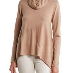 Donna Karan New York Womens M Asymmetric Cowl Neck Wool Blend Sweater NEW Photo 0