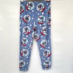 Disney Stitch Christmas Pajama Pants Women Small Fleece Jogger with Pockets Photo 3