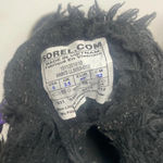 Sorel Tivoli II Leather Plaid Lace-Up Snow Boots Black Gray Purple Size US 5 Photo 10