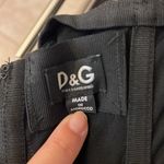 Dolce & Gabbana D&G Grey Pinstripe Gabardine Draped Detail Strapless Mini Dress size S-XS Photo 7