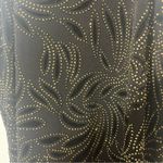 Privy ‎ Black And Gold Glitter Dress Size Medium Photo 7