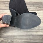 Banana Republic  Womens Boots Size 6 Black Suede Side Zipper Slip On Ankle Bootie Photo 5