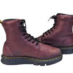 Dr. Martens  Lexington Burgandy Boots GUC $170 Size EU 37 6L    S3739 Photo 7