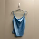 Glam  Sky Blue Blouse Photo 1