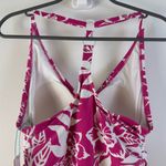 Kona Sol  One Piece Swimsuit Bathing Suit Medium Pink White NWT New Adjustable Photo 5