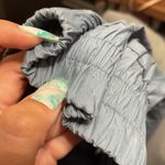 White Fox Boutique 💖 White Fox Golden Sunset Blue High Waist Shorts Photo 5