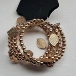 Apt. 9  Goldtone Wrap Wrist  Statement Gold Fashion Leaf Bracelet NWT Photo 5
