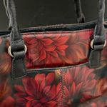 Patricia Nash Leather Primrose Satchel Rustic Mums Floral Shoulder Bag NO STRAP Photo 10