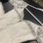 Mori Lee Rasia Sparkle Illusion Wedding Gown with Sleeves in White Size 2 Photo 5