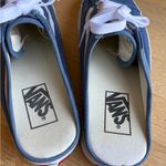 Vans  Blue Canvas Slip-On Shoes Photo 5