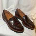 Paul Green Jordan Almond Toe Loafers SMOOTH LEATHER BROWN 6.5 Photo 1