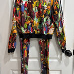 Adidas x Farm Rio Passaredo Print Loose Cropped Logo Sweatshirt & Legging Set Photo 0