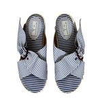 TABITHA SIMMONS for G Label Richie Striped Slide Sandals Women's Sz.39 Blue Size 8.5 Photo 3