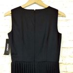 DKNY  Pleated Sleeveless Black Mini Dress BLD Wool Blend Women Size 2 NEW $345 Photo 8