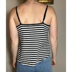 Hot Topic  Cherry Skull Black & White Stripe Tank Top Size XL Photo 1