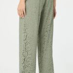 Isaac Mizrahi Sage Wide Leg Knit Pants Lace Cropped Pants Size XXSP Photo 1