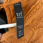 ZARA  Women's Terracotta Embroidered Dress‎ Small Photo 4