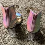 Azalea Wang Keeping It Real Chunky Heels Sandal Mermaid Size undefined Photo 2