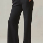 NWOT American Giant Women's Black Ponte Straight Pant Pull Photo 0
