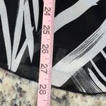 Urban Rose Womens Zebra Print Fluttered Sleeve Blouse Black Gray Size 1X NWT Photo 5