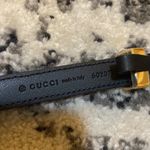 Gucci  Suede Belt With Torchon Double G Buckle size 80 Photo 3