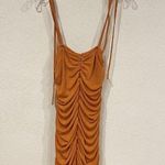 With Jean With Jéan Dress Womens Medium Ruched Mini Bodycon Cocktail Party Sleeveless Photo 4