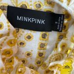 MINKPINK  Elegant Yellow and White Lace Top Size Small Photo 11