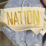 Nation Ltd  Woodstock Blue White Tie Dye Midi Tank Dress Size Small Photo 2