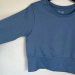 Offline by Aerie Seamless Athletic Crop Top Blue Long Sleeve Stretch Women's XL Photo 3