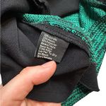 Misook  Eliza Sheath Dress Size L Green Black Knee Length Short Sleeve Photo 2