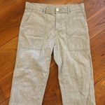 James Perse James Peres Relaxed Workwear Linen Blend Pant Sage Photo 8