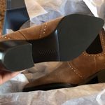 Paige Willa Taupe Suede Booties NEW size 6 Photo 5